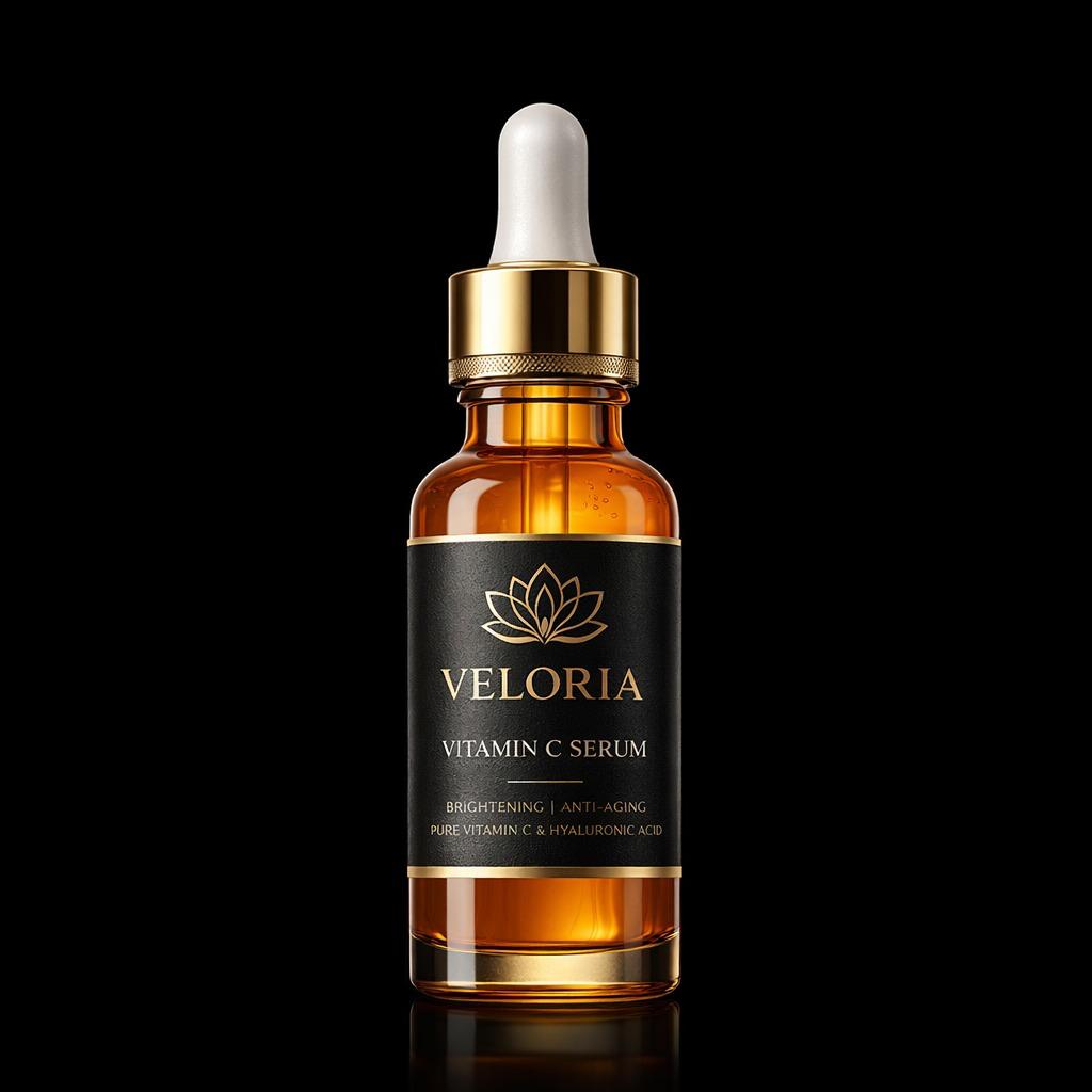 Veloria Vitamin C Serum – Brightening, Anti-Aging & Hydrating Formula with Hyaluronic Acid