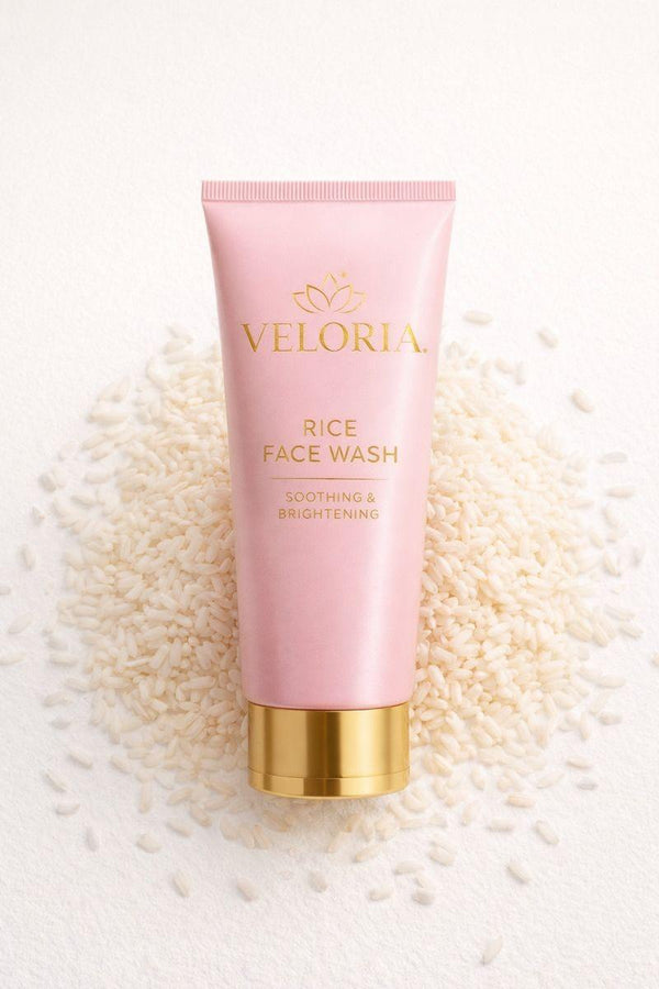 Veloria Rice Face Wash – Soothing & Brightening Gentle Cleanser